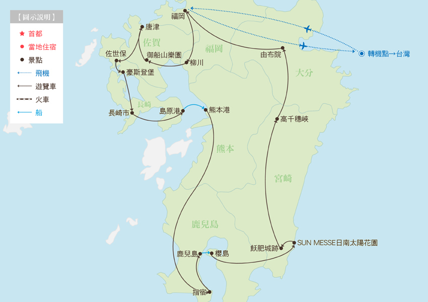 行程地圖